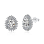 [Clover Jewelry]Delicate Gorgeous Pear Cut Daily Earrings
