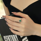 [Clover Jewelry]Vierblättriger Kleeblatt-Blumen-Design-Ring