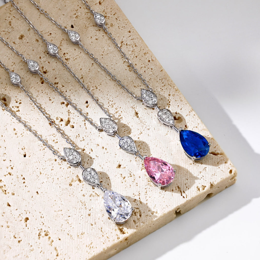 [Clover Jewelry]煌めくペアカットネックレス