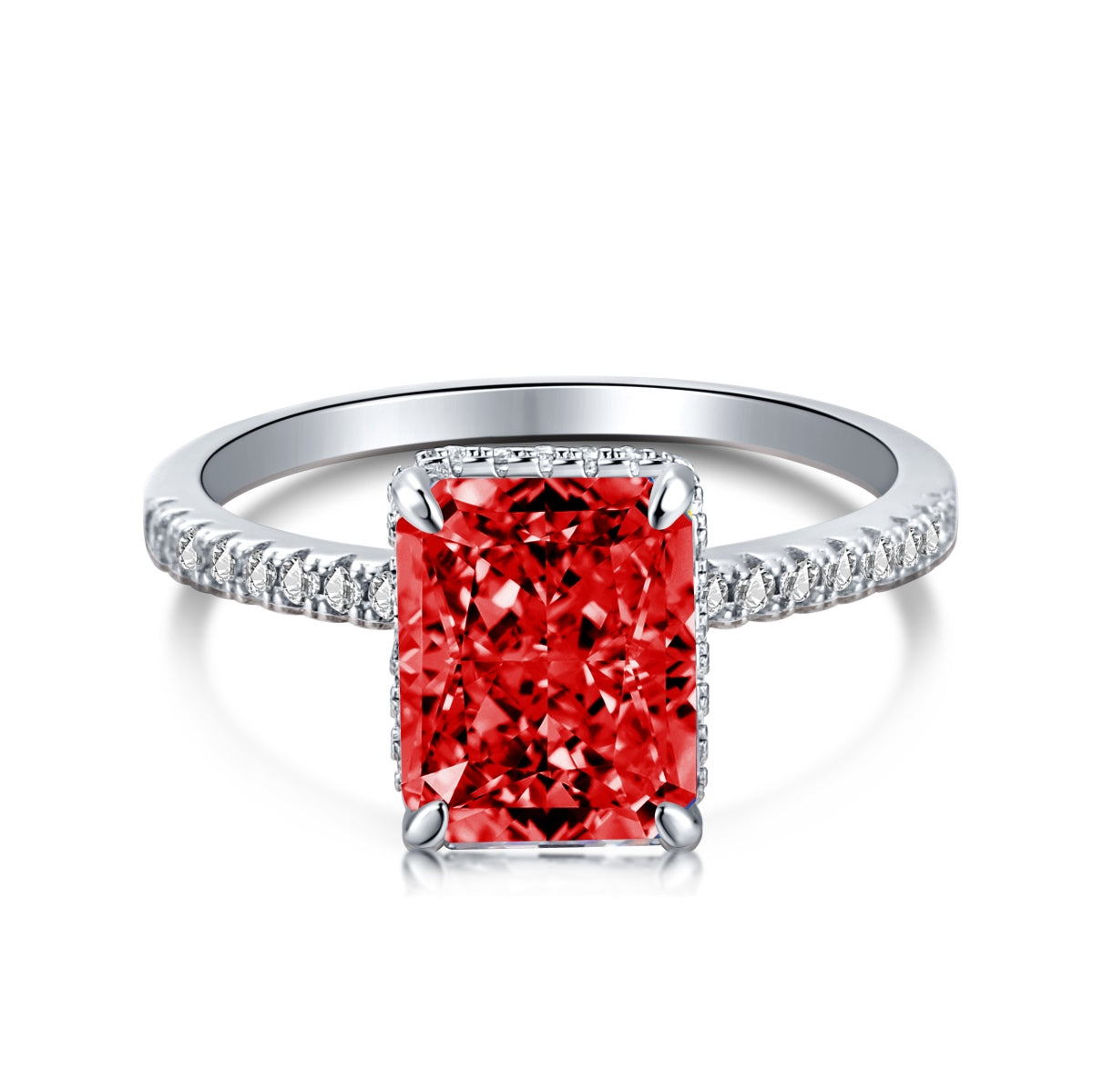 [Clover Jewelry]4.0 Karat luxuriöser Verlobungsring