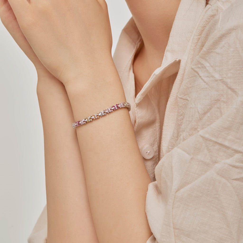 [Clover Jewelry]ユニークなカラフル蝶型パーティーブレスレット