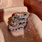 [Clover Jewelry]エタニティ ラウンドカット テニスリング
