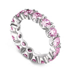 [Clover Jewelry]エタニティ ラウンドカット テニスリング