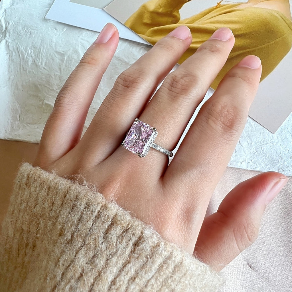 [Clover Jewelry]4.0 Karat luxuriöser Verlobungsring