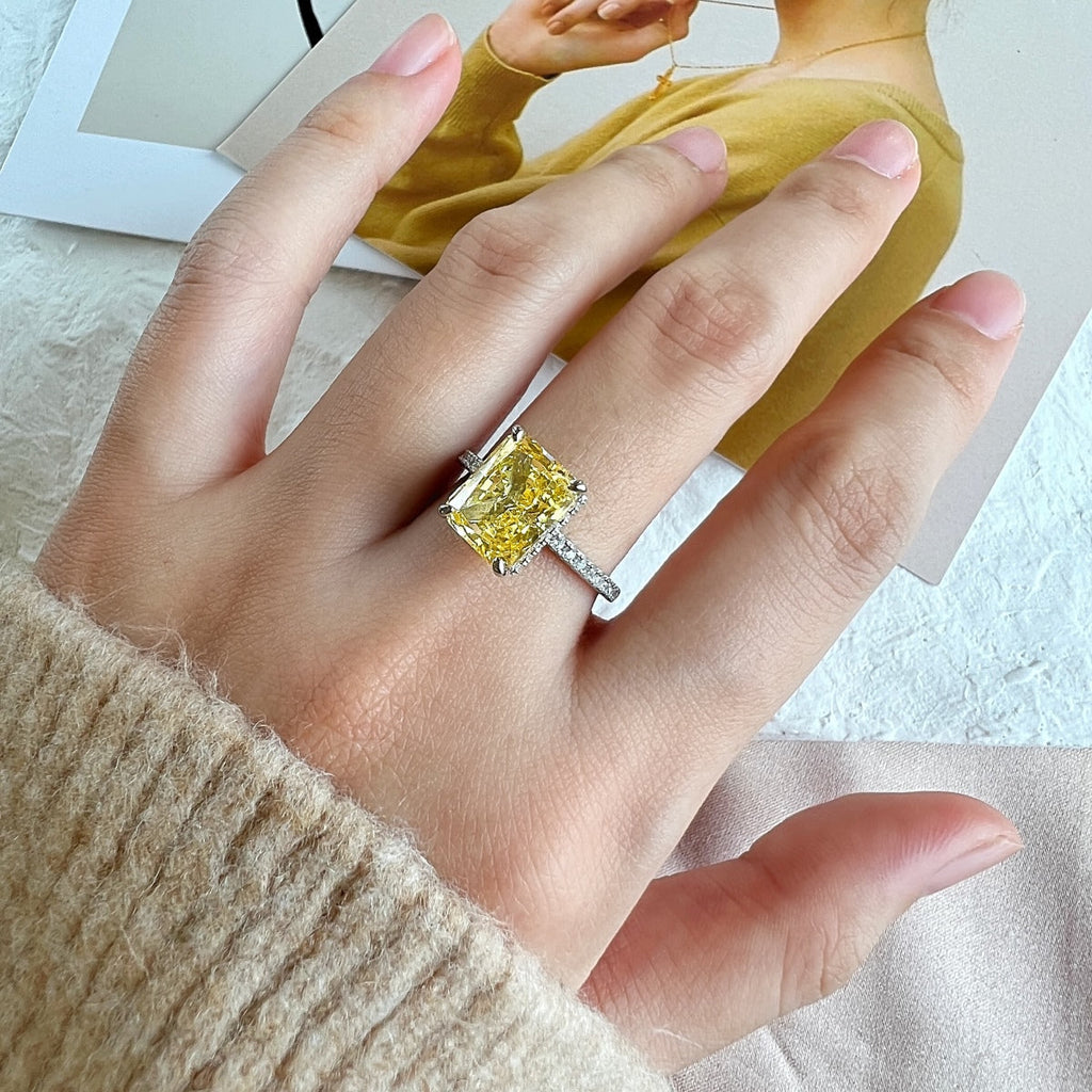 [Clover Jewelry]4.0 Karat luxuriöser Verlobungsring