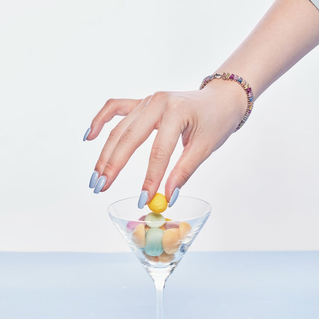 [Clover Jewelry]煌めく精巧なマルチカットパーティブレスレット