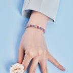 [Clover Jewelry]煌めく精巧なマルチカットパーティブレスレット