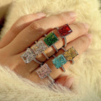 [Clover Jewelry]4.0 Karat luxuriöser Verlobungsring