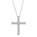 [Clover Jewelry]Funkelnde Kreuzkette