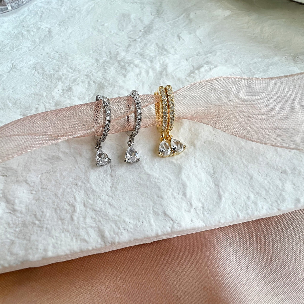 [Clover Jewelry] Luxuriöse geometrische Ohrhänger