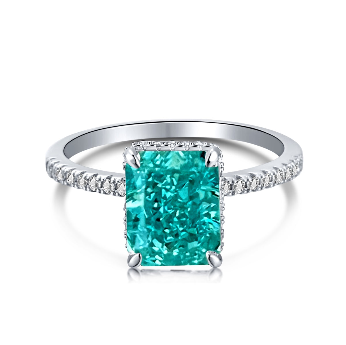[Clover Jewelry]4.0 Karat luxuriöser Verlobungsring
