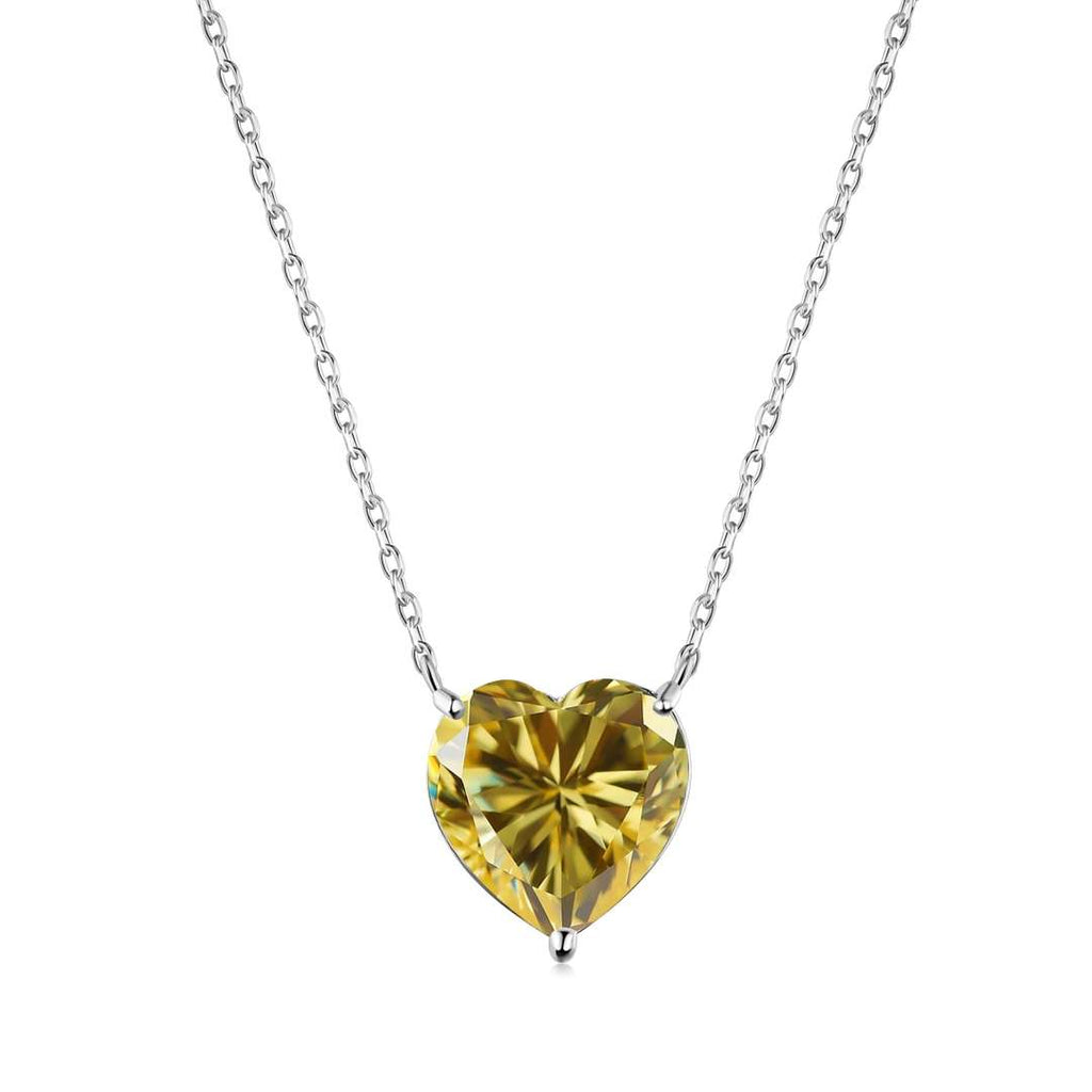 [Clover Jewelry]6.0カラット ラディアント ハートシェイプ ネックレス