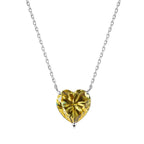 [Clover Jewelry]6.0カラット ラディアント ハートシェイプ ネックレス