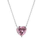 [Clover Jewelry]6.0カラット ラディアント ハートシェイプ ネックレス