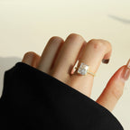 [Clover Jewelry]4.0 Karat luxuriöser Verlobungsring