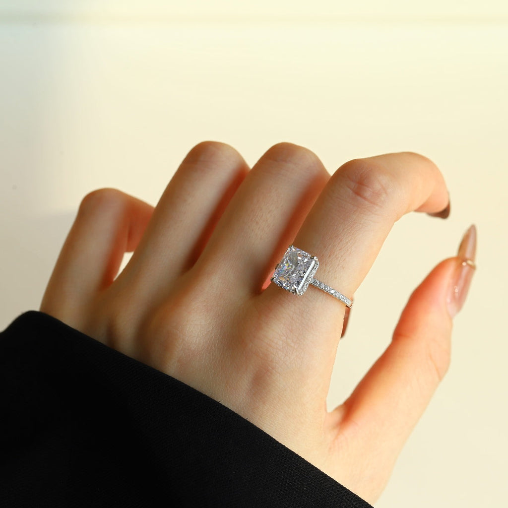 [Clover Jewelry]4.0 Karat luxuriöser Verlobungsring