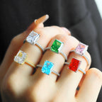 [Clover Jewelry]4.0 Karat luxuriöser Verlobungsring