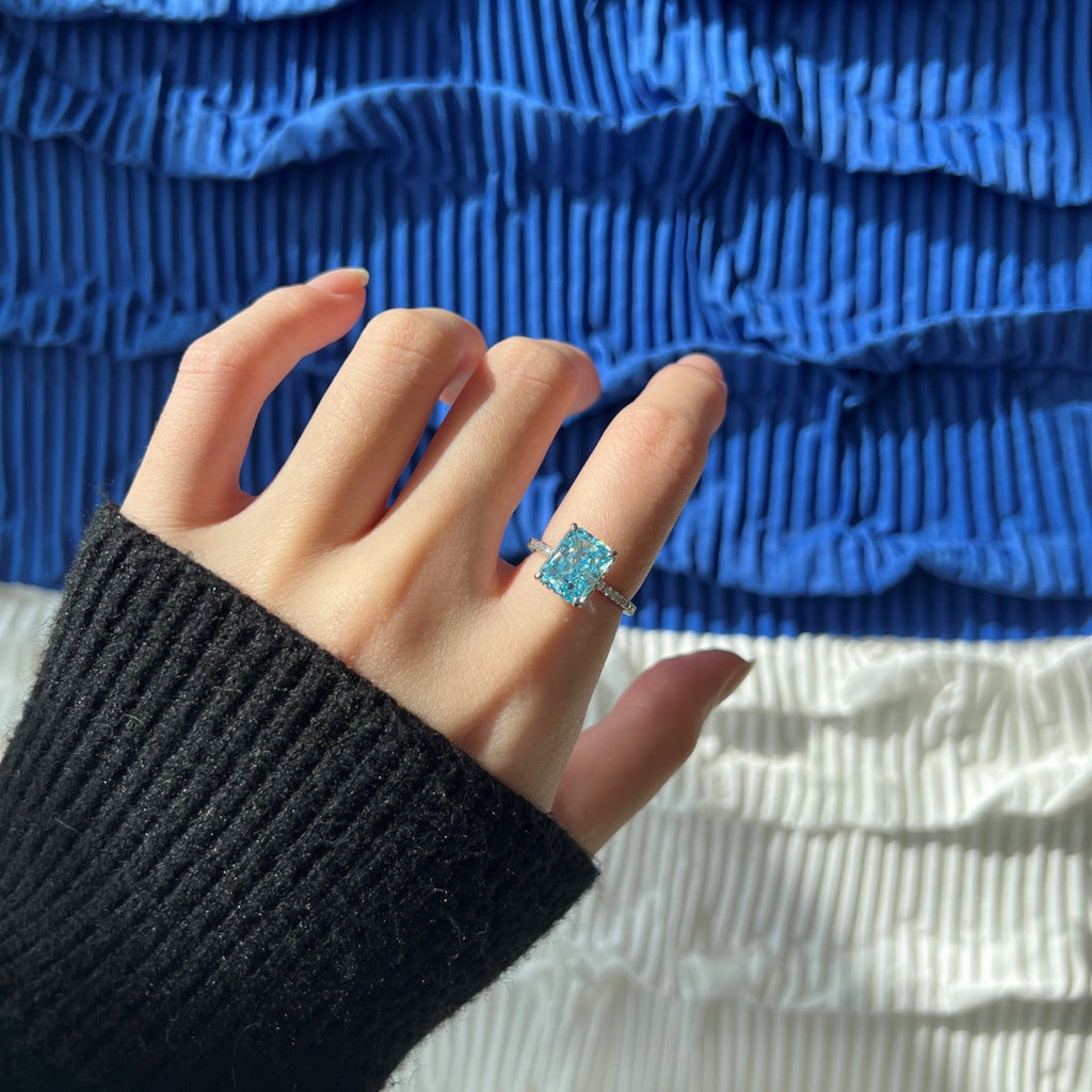 [Clover Jewelry]4.0 Karat luxuriöser Verlobungsring
