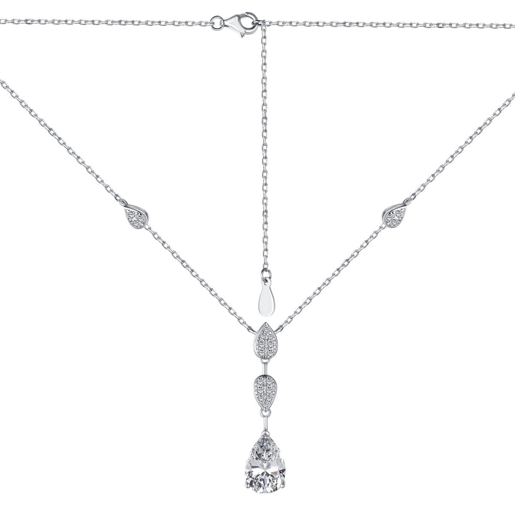 [Clover Jewelry]煌めくペアカットネックレス
