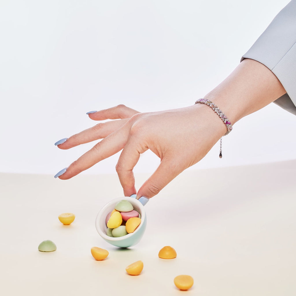 [Clover Jewelry]煌めくユニークなマルチシェイプデイリーブレスレット