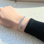 [クローバージュエリー] エメラルドカット デイリー ブレスレット