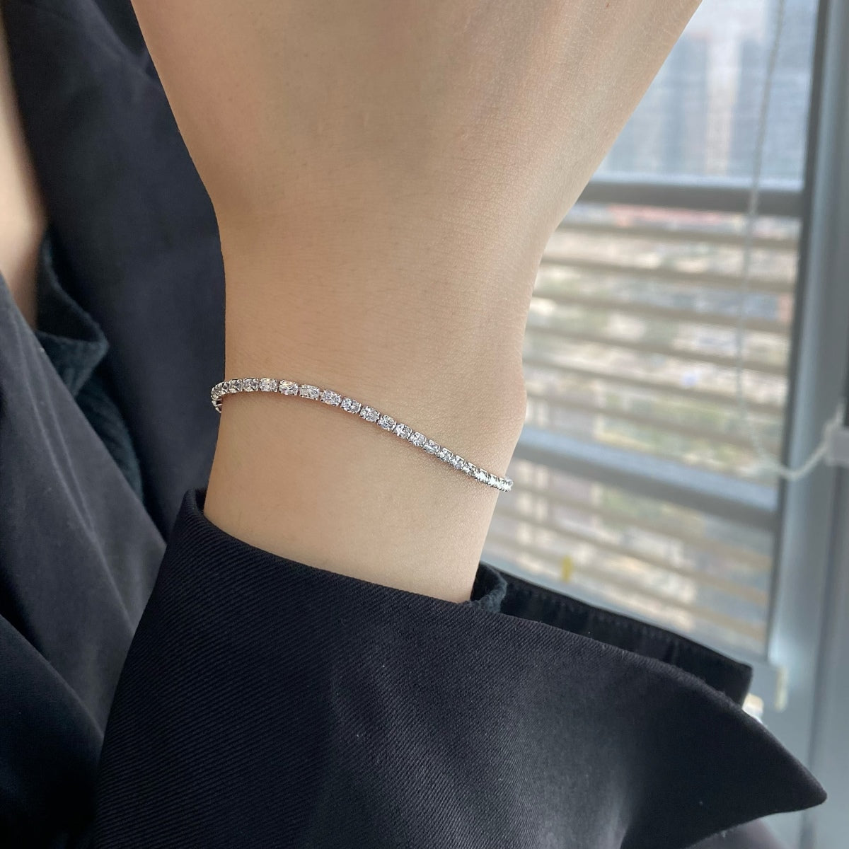 [Clover Jewelry]Elegantes Armband mit Smaragdschliff für den Alltag