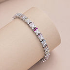 [Clover Jewelry]ユニークなカラフルな花型デイリーブレスレット