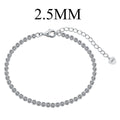 [Clover Jewelry]煌めくラウンドカットブレスレット（日常使い用）