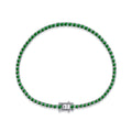 [Clover Jewelry]煌めくカラフルなラウンドカットのデイリーブレスレット