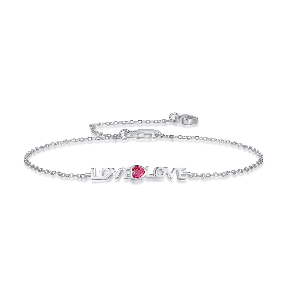 [Clover Jewelry]ロマンチックなハート型ラバーブレスレット
