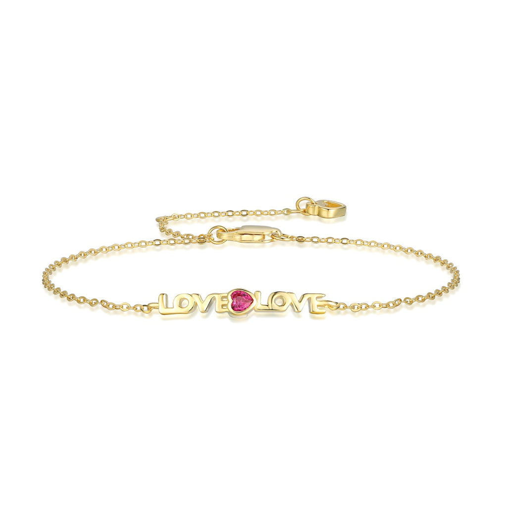 [Clover Jewelry]ロマンチックなハート型ラバーブレスレット