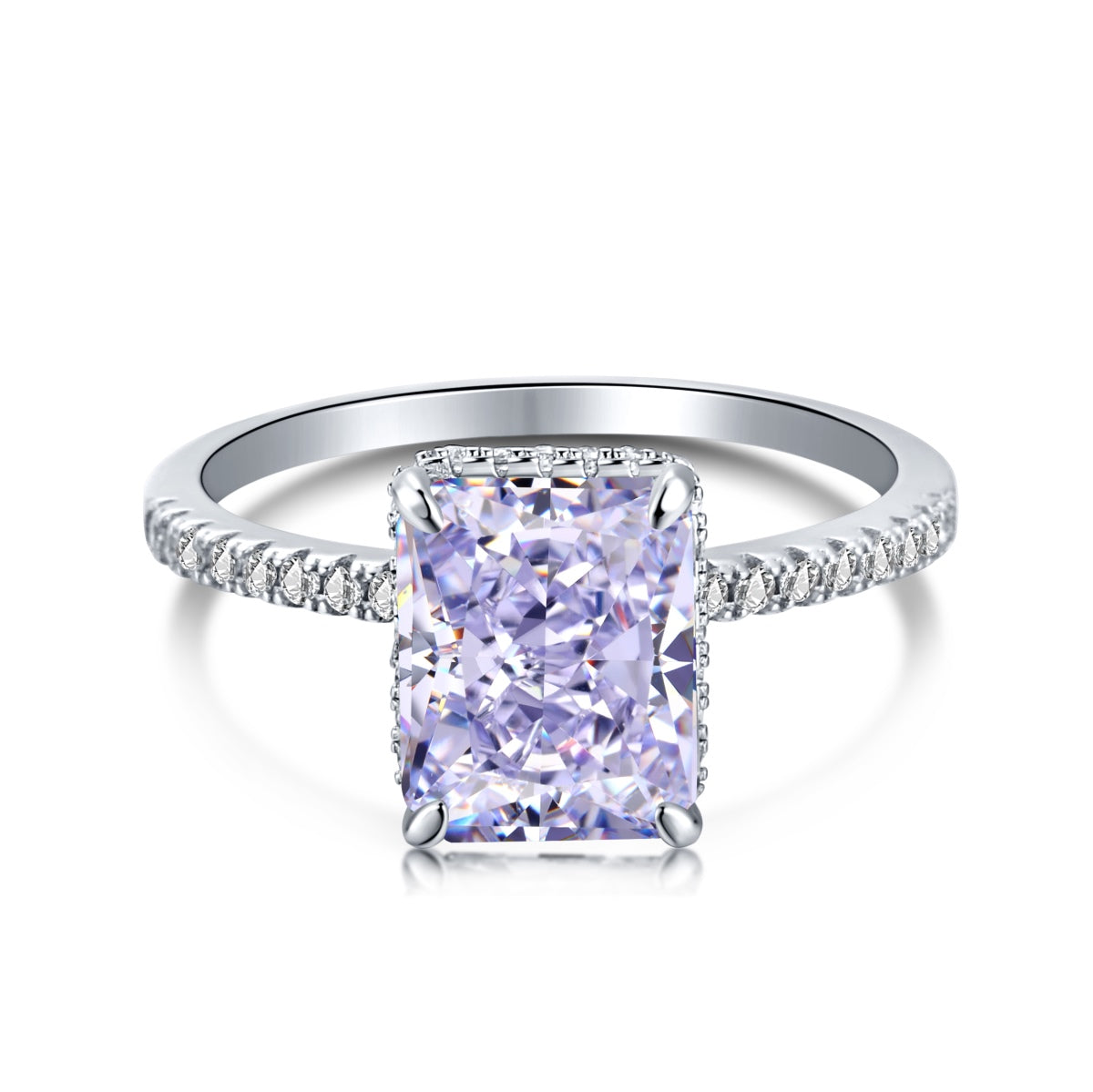 [Clover Jewelry]4.0 Karat luxuriöser Verlobungsring