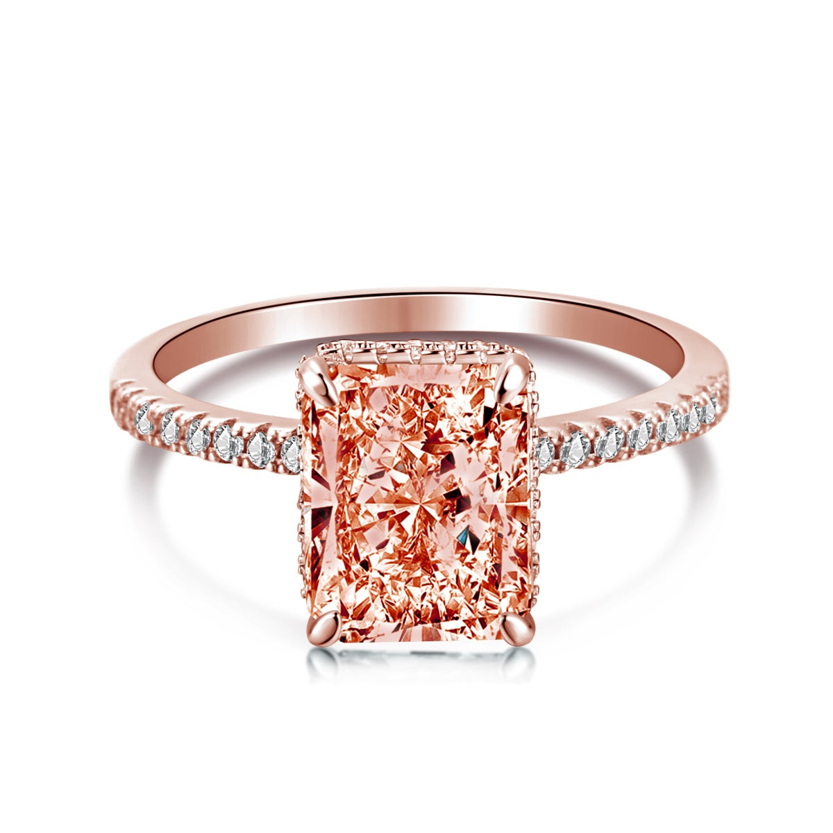 [Clover Jewelry]4.0 Karat luxuriöser Verlobungsring