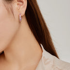 [Clover Jewelry]Unique Round Cut Daily Earrings