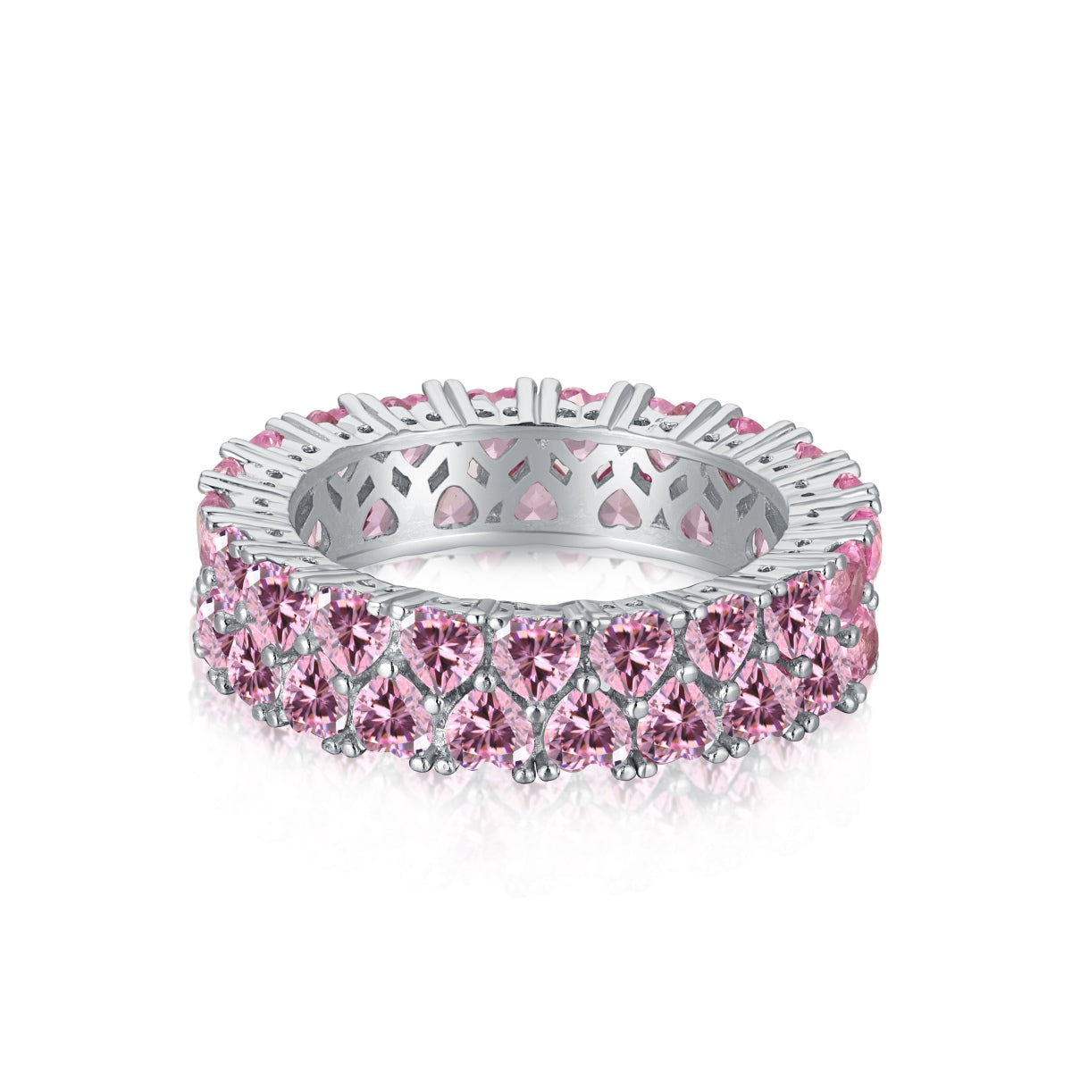 [Clover Jewelry]煌めくフルハートリング
