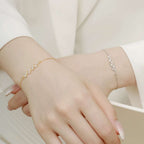 [Clover Jewelry]Elegantes Weizenblätter-Armband