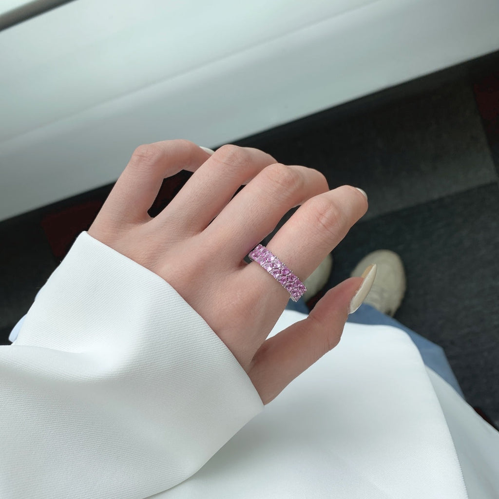 [Clover Jewelry]煌めくフルハートリング