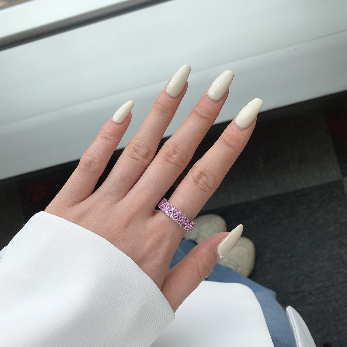 [Clover Jewelry]煌めくフルハートリング