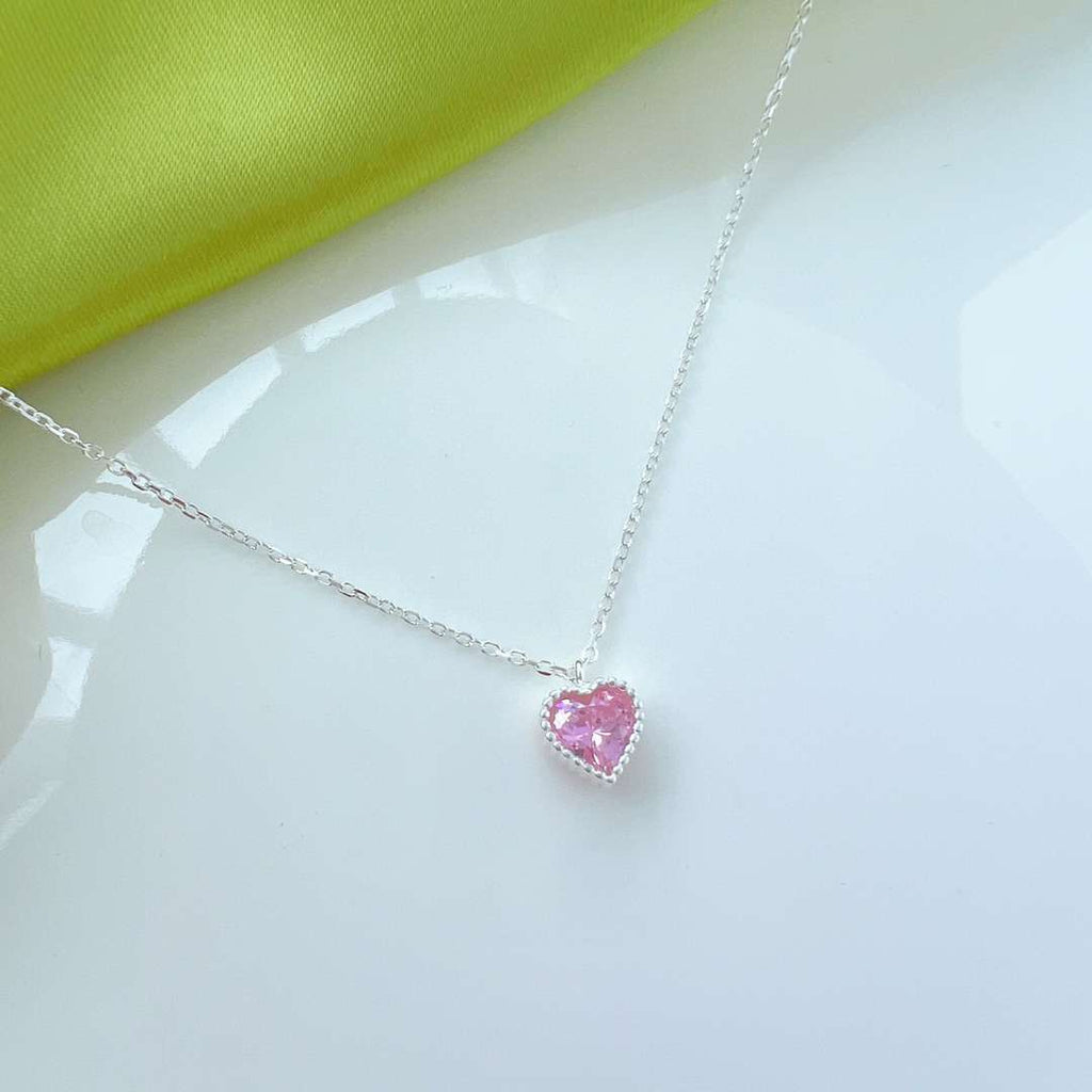 [Clover Jewelry]Aufwendige Herzkette