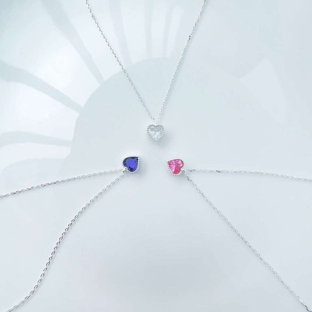 [Clover Jewelry]Aufwendige Herzkette