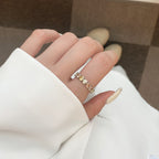[Clover Jewelry]0.25カラット ラディアントロマンス ハートカット ラバーリング