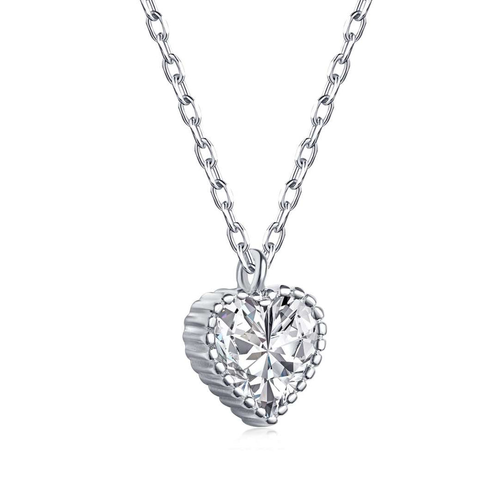 [Clover Jewelry]Aufwendige Herzkette