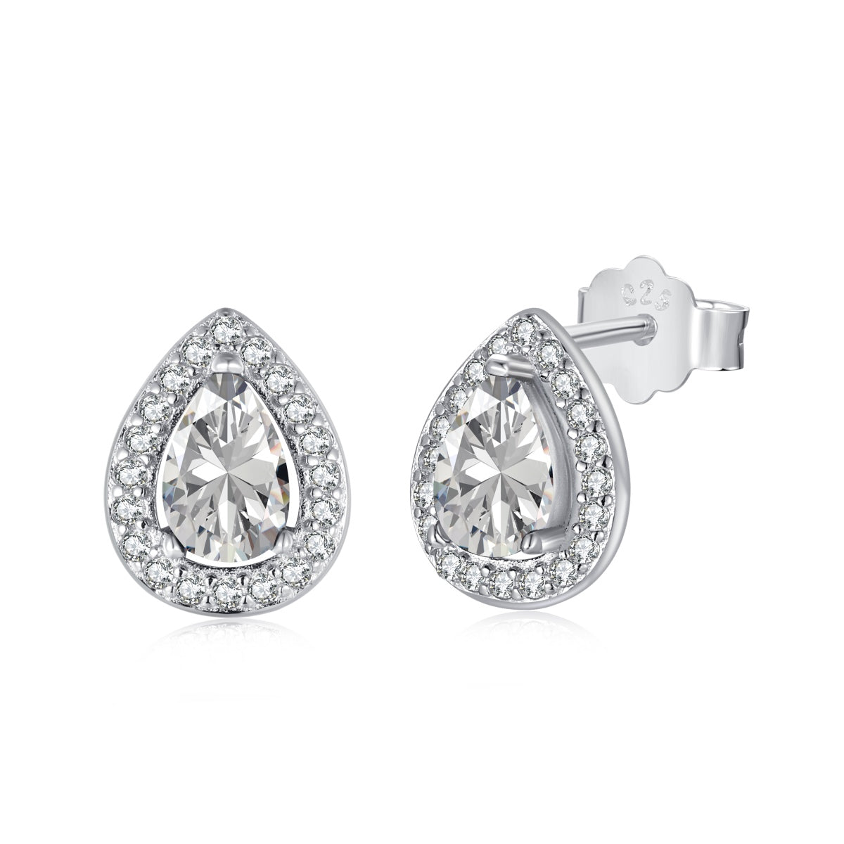 [Clover Jewelry]Luxuriöse Ohrringe in Tropfenform