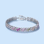 [Clover Jewelry]煌めくユニークなマルチシェイプデイリーブレスレット