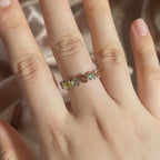 [Clover Jewelry]0.25カラット ラディアントロマンス ハートカット ラバーリング
