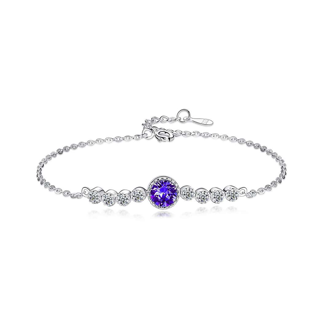 [Clover Jewelry]Luxuriöses Herz des Ozeans Armband