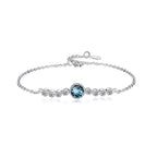[Clover Jewelry]Luxuriöses Herz des Ozeans Armband