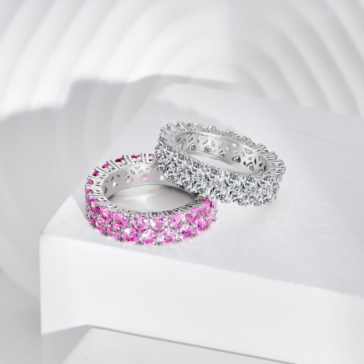 [Clover Jewelry]煌めくフルハートリング