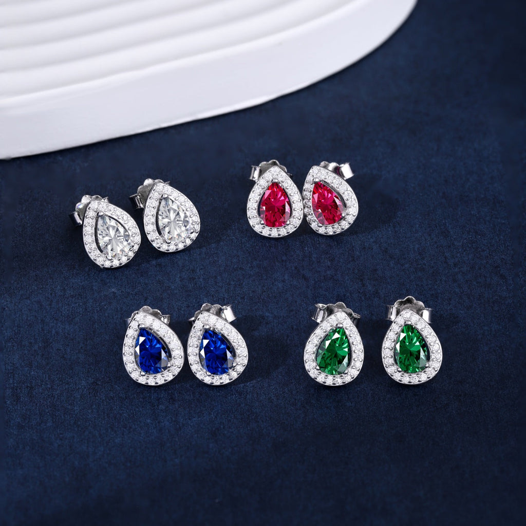 [Clover Jewelry]Luxuriöse Ohrringe in Tropfenform