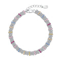 [Clover Jewelry]ユニークなカラフルな花型デイリーブレスレット